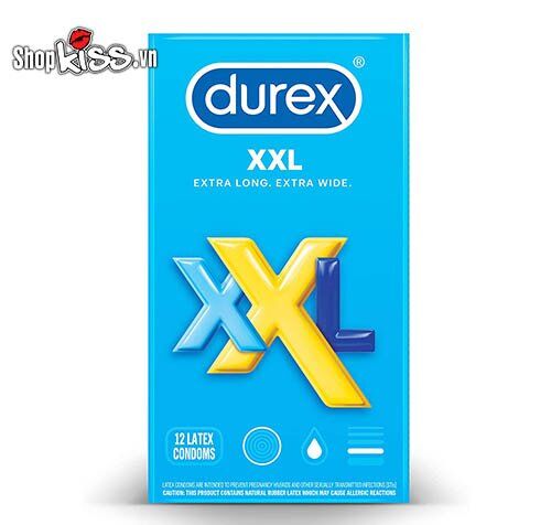  Cửa hàng bán Bao cao su Durex XXL size lớn – Hộp 12 cái mới nhất