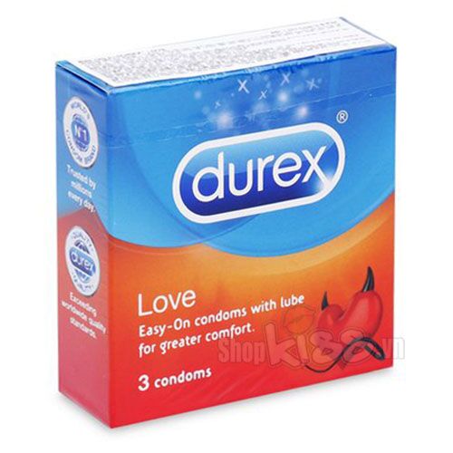  Đánh giá Bao cao su Durex Love kéo dài thời gian – Hộp 3 cái hàng mới về