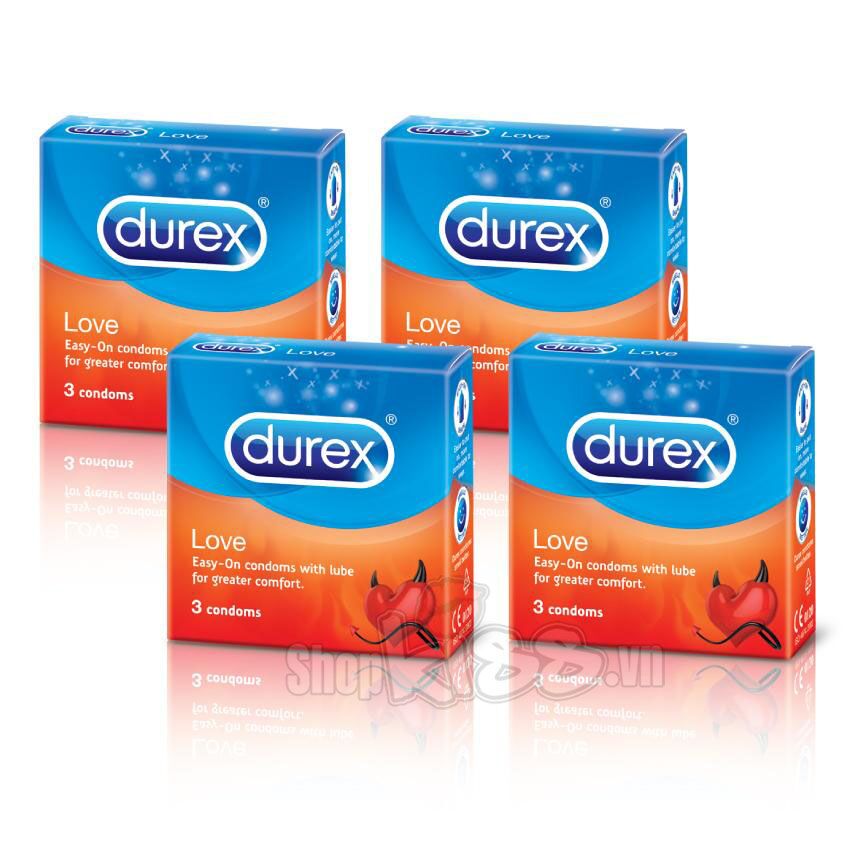  Đánh giá Bao cao su Durex Love kéo dài thời gian – Hộp 3 cái hàng mới về
