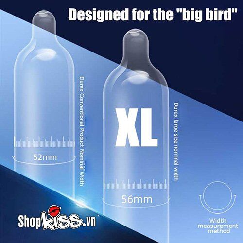  Shop bán Bao cao su Durex Extra Large XL – Hộp 12 bao giá sỉ