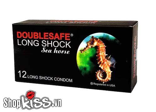  Nhập sỉ Bao cao su kéo dài thời gian cá ngựa Doublesafe Long Sock giá sỉ