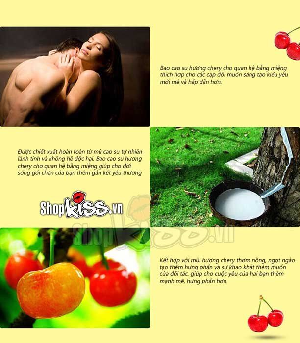  Sỉ Bao cao su quan hệ bằng miệng hương cherry có tốt không?