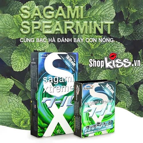  Bảng giá Bao cao su Sagami Xtreme Spearmint Hương Bạc Hà – Hộp 10 cái mới nhất