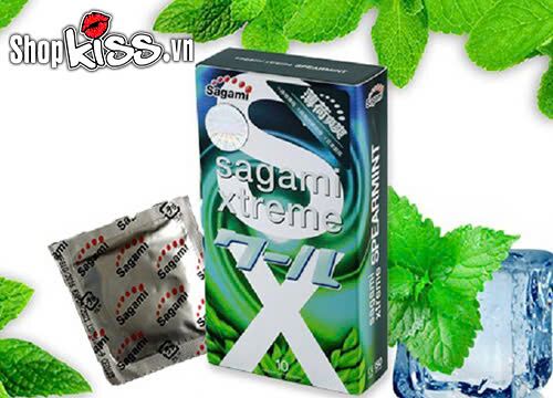  Bảng giá Bao cao su Sagami Xtreme Spearmint Hương Bạc Hà – Hộp 10 cái mới nhất