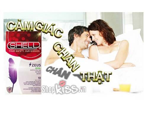 Shell Zeus siêu mỏng bao cao su an toàn tận hưởng khoái cảm