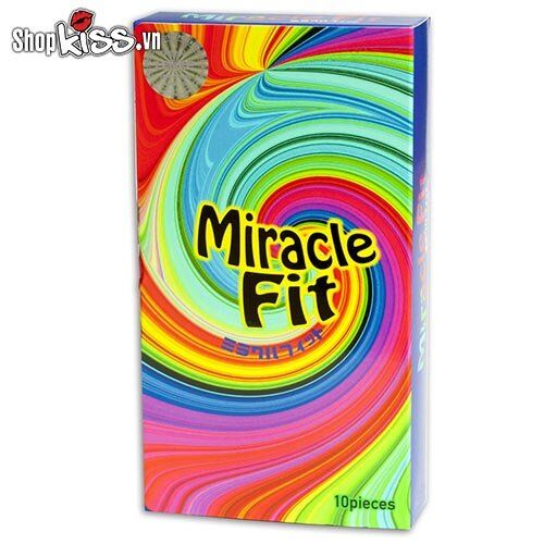  Bán Bao cao su size nhỏ Sagami Miracle Fit – Hộp 10 cái hàng xách tay
