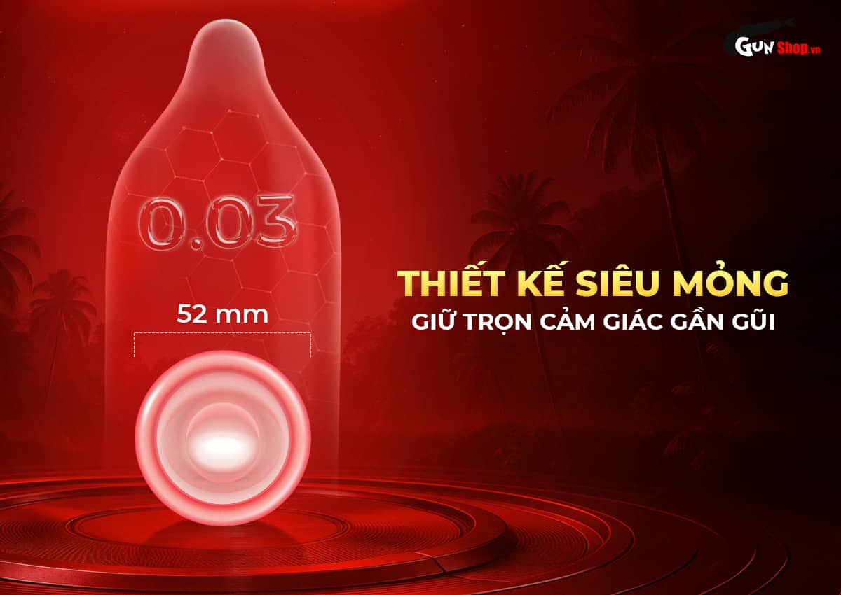Cung cấp Bao cao su Shell Tropical Prolong - Siêu mỏng kéo dài thời gian hương hoa quả nhiệt đới - Hộp giá rẻ