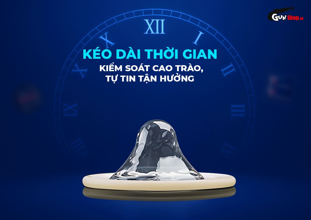  Bỏ sỉ Bao cao su Shell Triple Mix - Siêu mỏng mát lạnh gân gai - Hộp 12 cái cao cấp