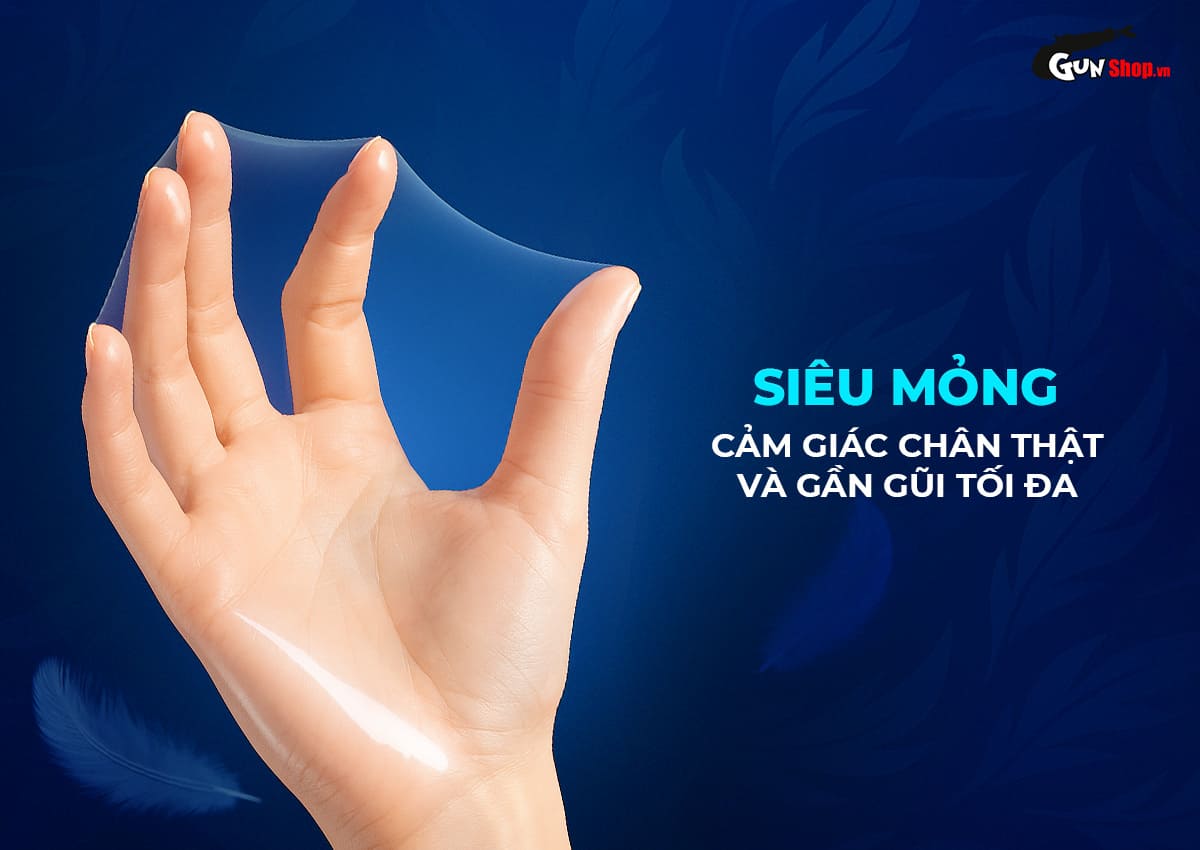  Bỏ sỉ Bao cao su Shell Triple Mix - Siêu mỏng mát lạnh gân gai - Hộp 12 cái cao cấp