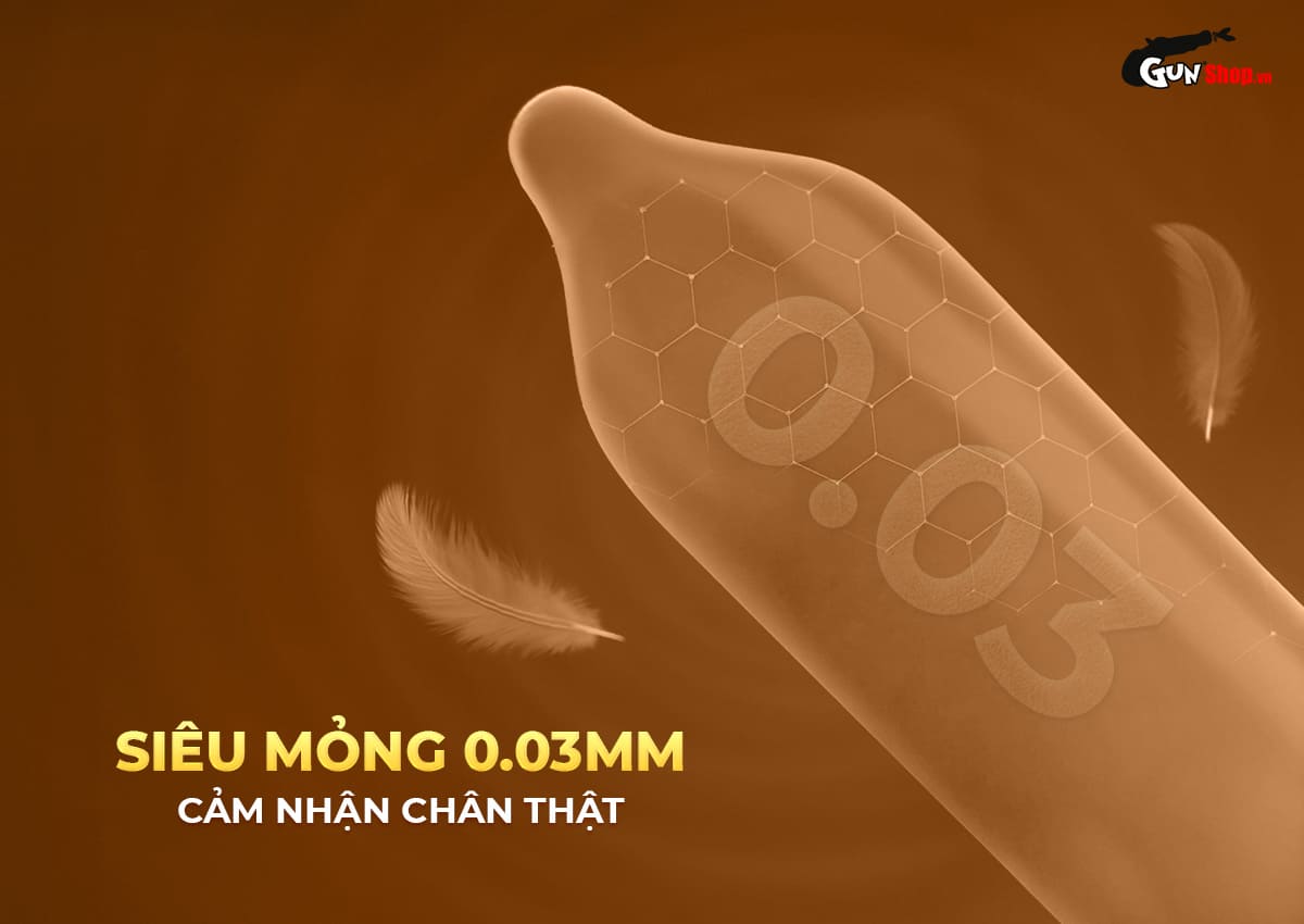  Cửa hàng bán Bao cao su Shell Sensitive Prolong - Siêu mỏng 0.03mm kéo dài thời gian - Hộp 3 cái hàng mới về