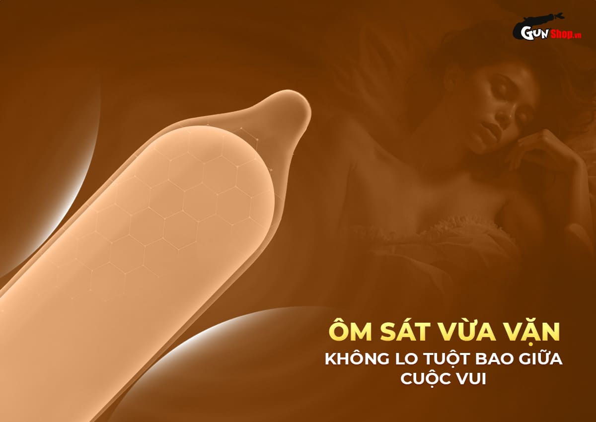  Cửa hàng bán Bao cao su Shell Sensitive Prolong - Siêu mỏng 0.03mm kéo dài thời gian - Hộp 3 cái hàng mới về