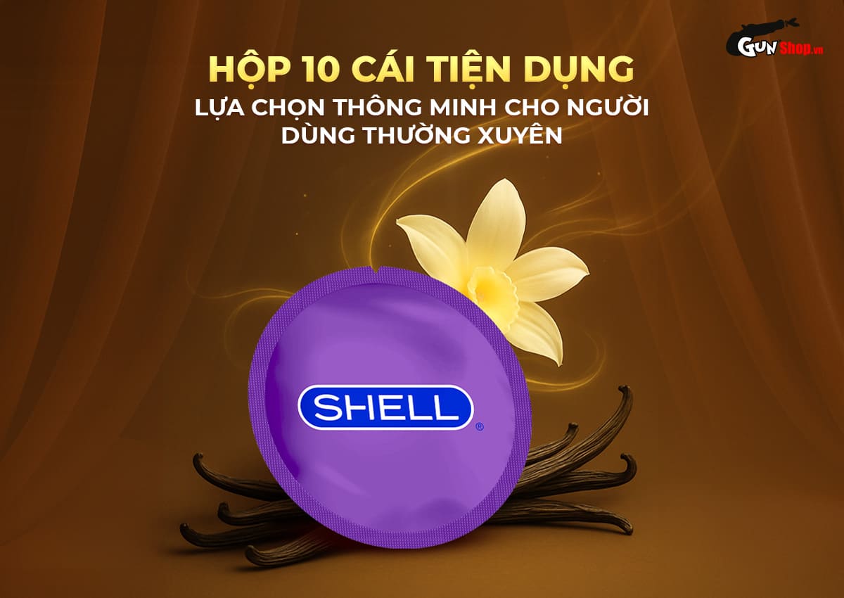  Shop bán Bao cao su Shell Sensitive Prolong - Siêu mỏng 0.03mm kéo dài thời gian - Hộp 10 cái giá tốt