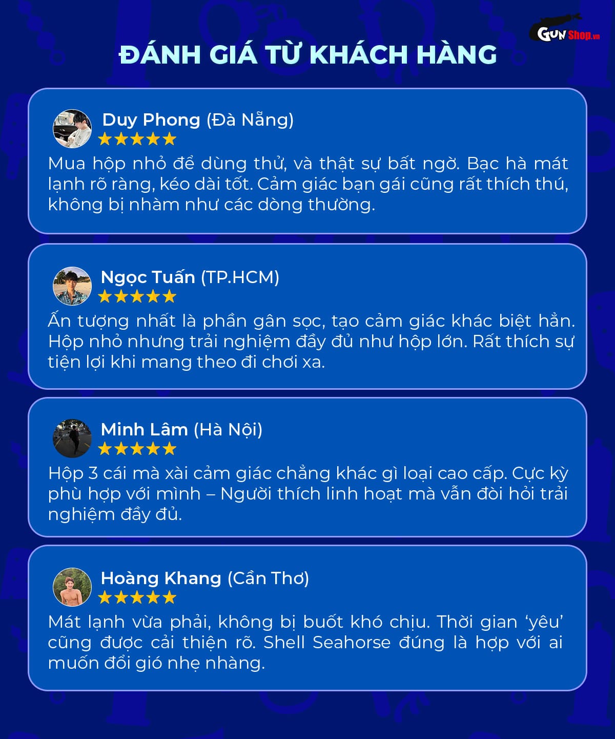  Thông tin Bao cao su Shell Seahorse - Kéo dài thời gian - Hộp 3 cái hàng xách tay