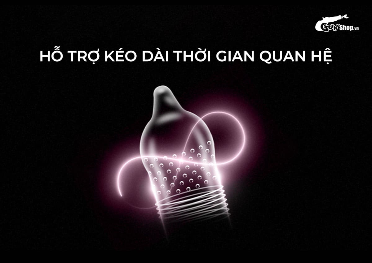  Phân phối Bao cao su Shell Play Ring 6 tính năng - Hộp 10 cái + 1 vòng đeo kéo dài thời cao cấp