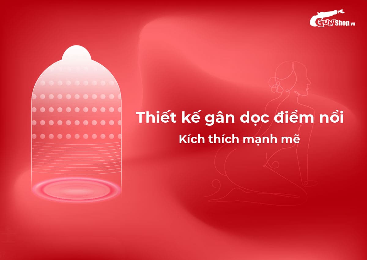  Sỉ Bao cao su Shell Play Rider 6 tính năng - Hộp 10 cái + 1 vòng đeo kéo dài thời cao cấp