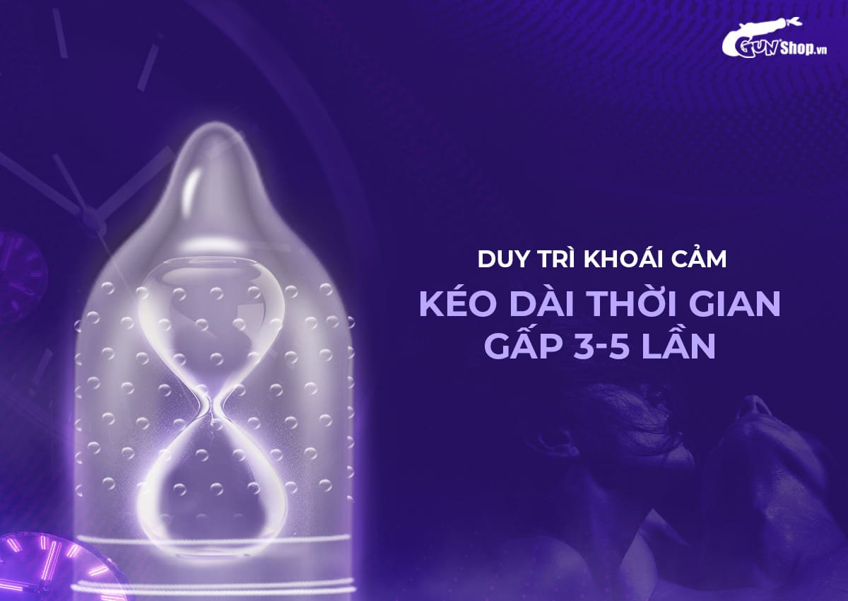  Địa chỉ bán Bao cao su Shell Play Jelly 6 tính năng - Hộp 10 cái + 1 vòng đeo kéo dài thời chính hãng