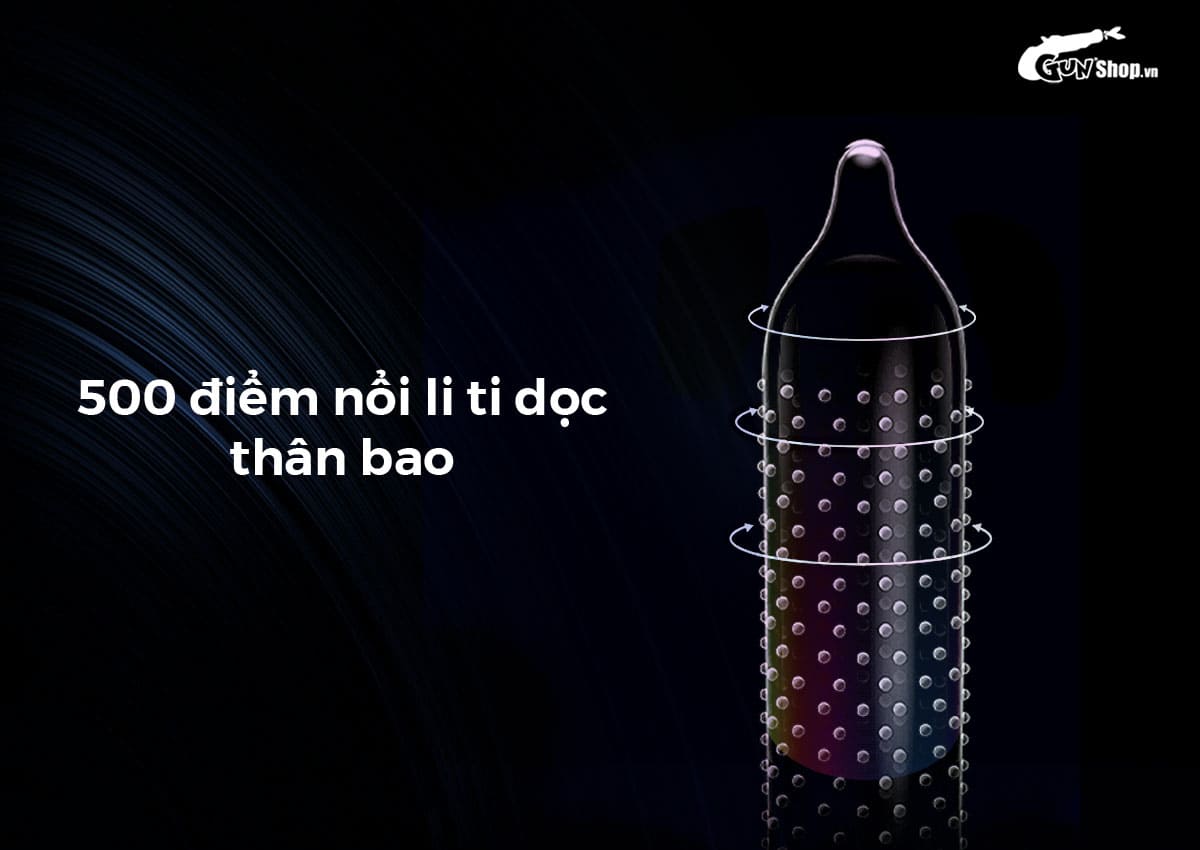  Giá sỉ Bao cao su Shell Play Cocks 6 tính năng - Hộp 10 cái + 3 vòng đeo kéo dài thời cao cấp