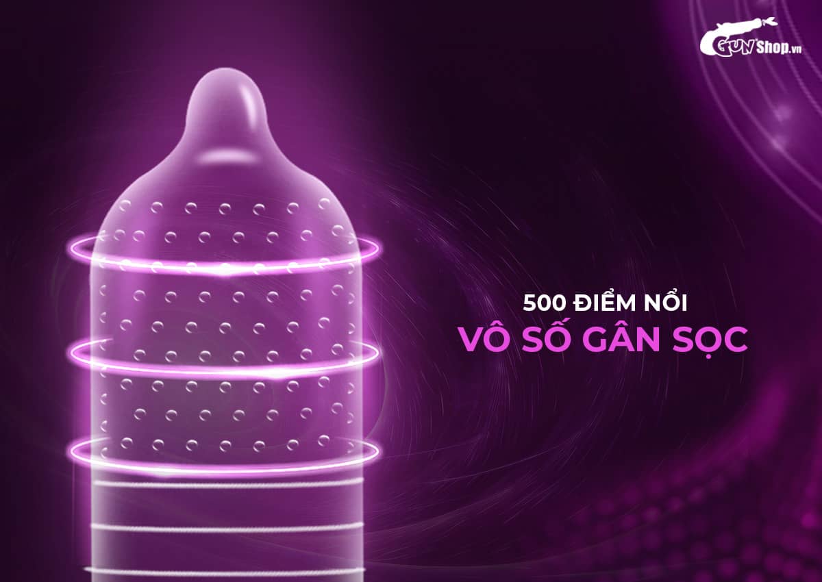  Kho sỉ Bao cao su Shell Play Choker 6 tính năng - Hộp 10 cái + 1 vòng đeo kéo dài thời loại tốt