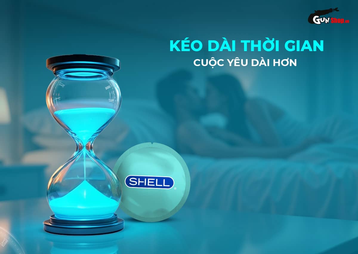  Review Bao cao su Shell Play Aura 6 tính năng - Hộp 10 cái + 5 vòng đeo kéo dài thời tốt nhất