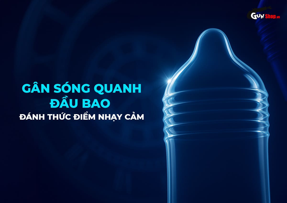  Thông tin Bao cao su Shell Love Bead - Gân nổi kéo dài thời gian bi tăng 1.5cm - Hộp 5 cái hàng xách tay
