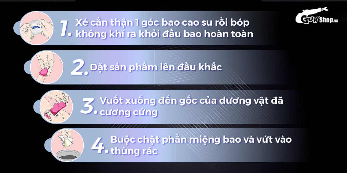 Mua Bao cao su Shell Invisible - Siêu mỏng chống tuột kéo dài thời gian - Hộp 3 cái nhập khẩu