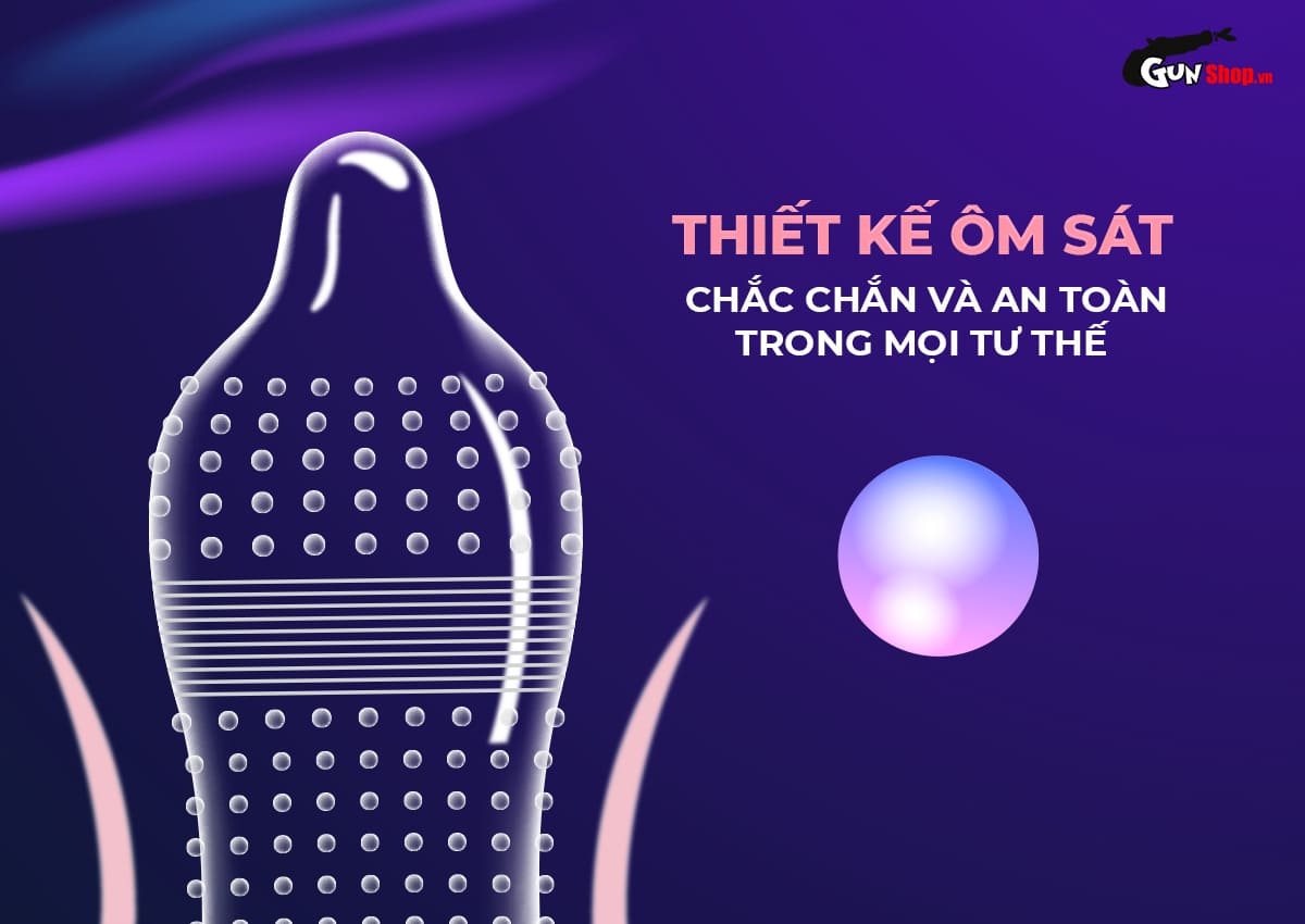Bao cao su Shell Giant gân nổi bi tăng size hộp 10 cái an toàn Bao cao su Shell Giant gân nổi bi tăng size hộp 10 cái an toàn