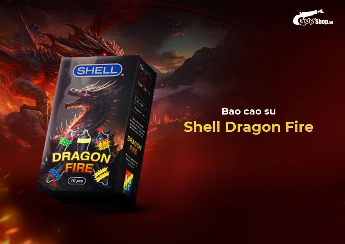 Thông tin Bao cao su Shell Dragon Fire - Hộp 5 bao gai bi nổi lớn + 5 bao Shell Performax giá tốt