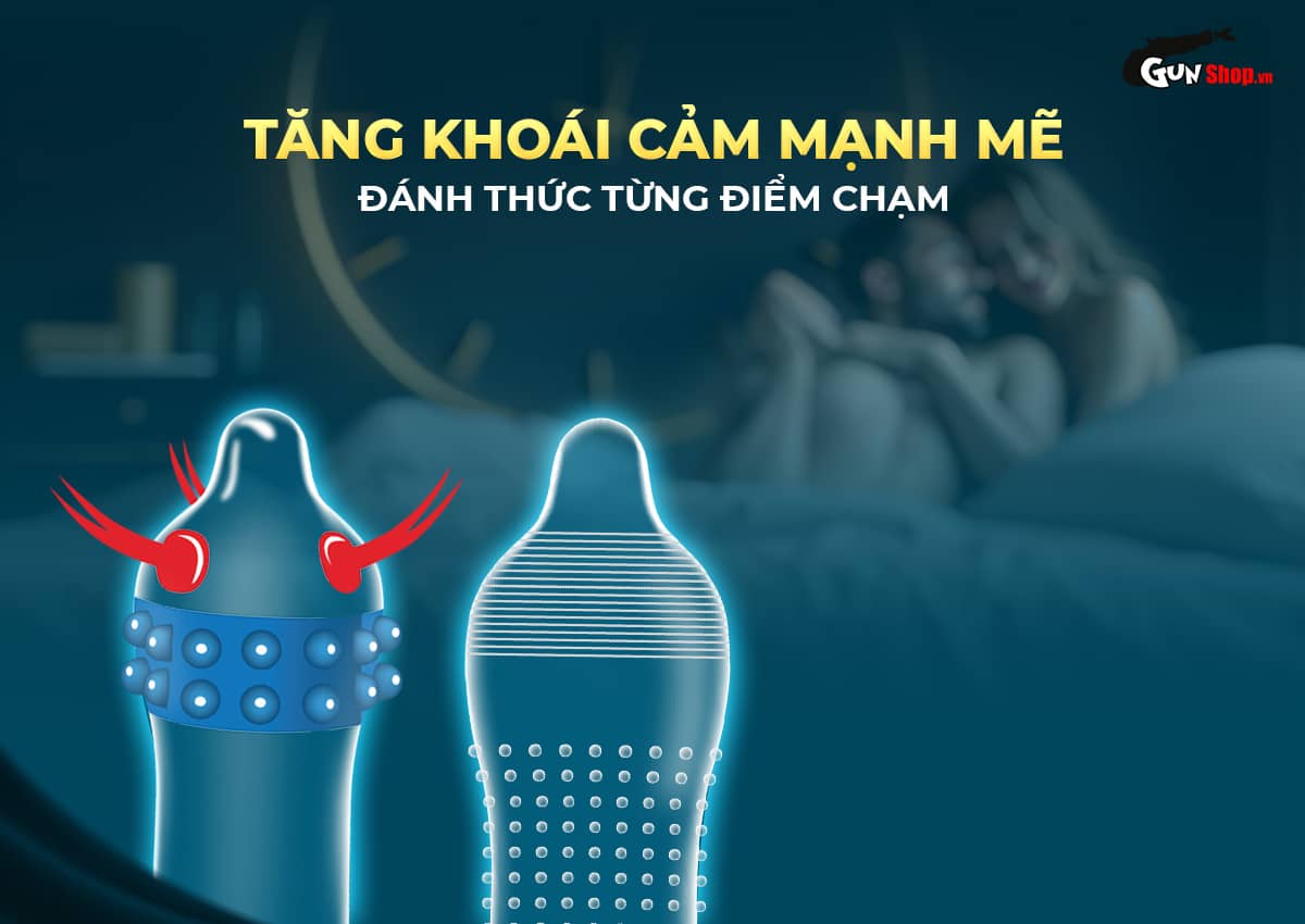 Bao cao su Shell Dino Trice 1 bao gai 2 vòng bi + Shell Performax
Bao cao su Shell Dino Trice 1 bao gai 2 vòng bi + Shell Performax