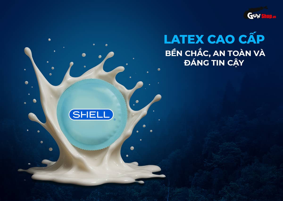  Nơi bán Bao cao su Shell Cool Prolong - Siêu mỏng kéo dài thời gian bạc hà mát lạnh - Hộp 10 giá sỉ