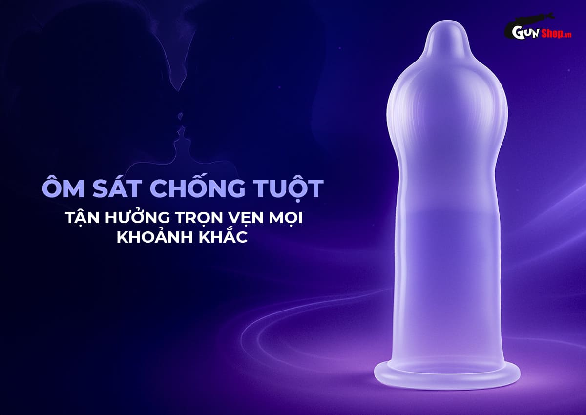  Bán Bao cao su Shell Bigtime - Size 54mm siêu mỏng chống tuột kéo dài thời gian - Hộp 10 cái nhập khẩu
