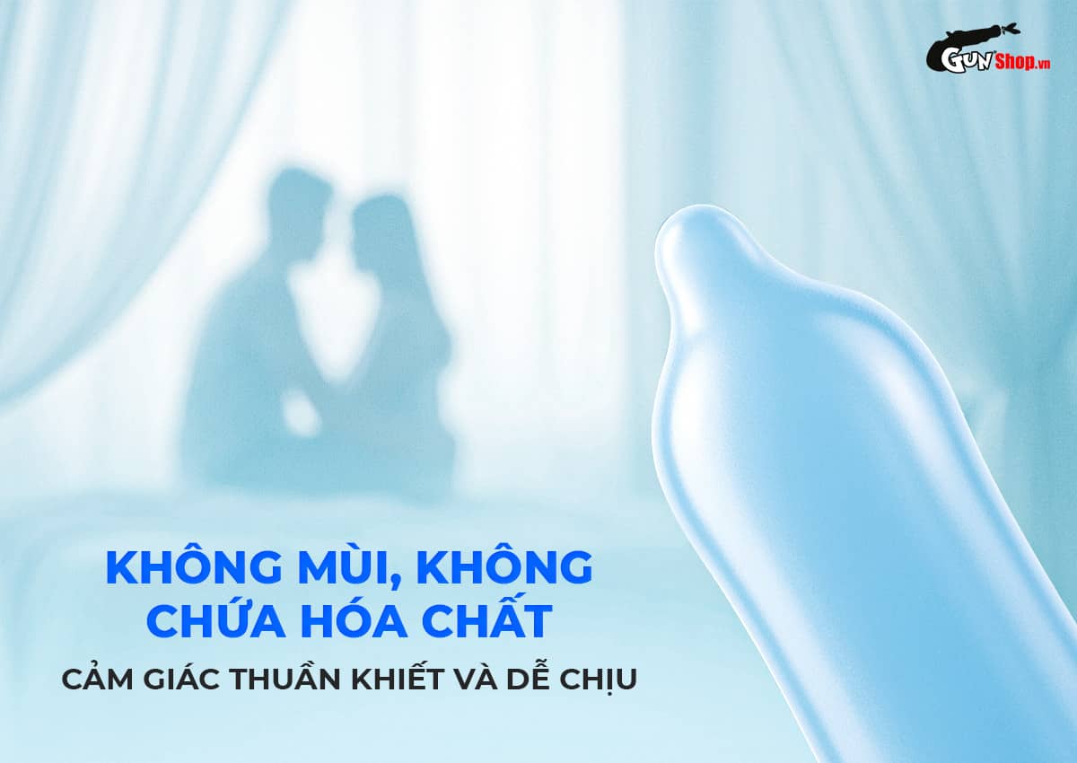 Địa chỉ bán Bao cao su Okamoto Skinless Skin Purity - Không mùi tinh khiết mềm mại - Hộp 10 cái hàng mới về