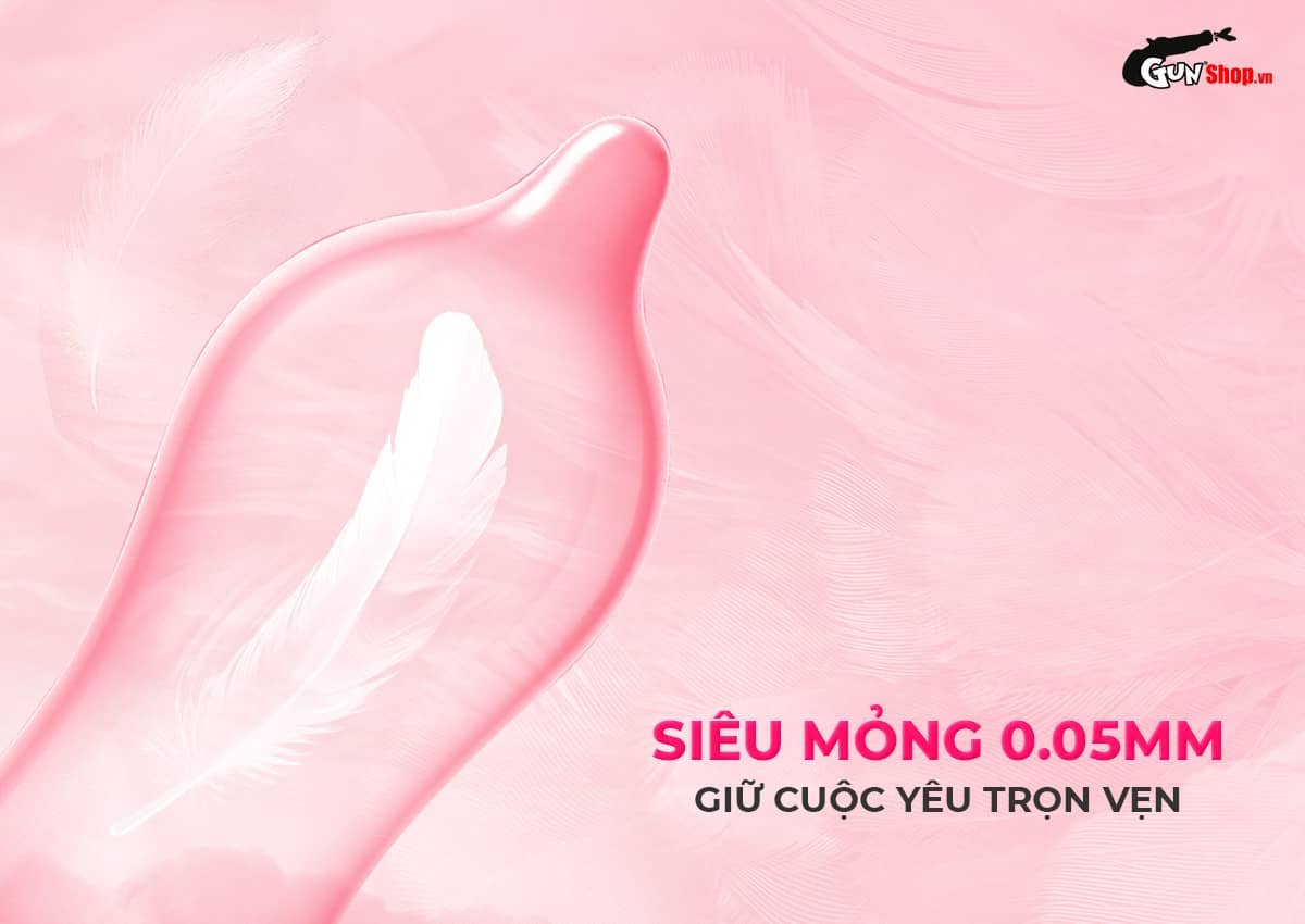  Shop bán Bao cao su Okamoto Skinless Skin Strawberry - Hương dâu mềm mại - Hộp 10 cái giá rẻ