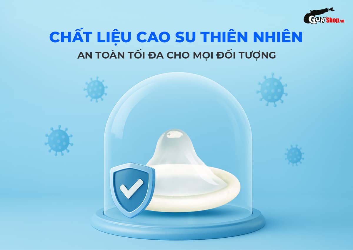  So sánh Bao cao su Okamoto Dot De Cool - Gai lạnh kéo dài thời gian - Hộp 10 cái cao cấp
