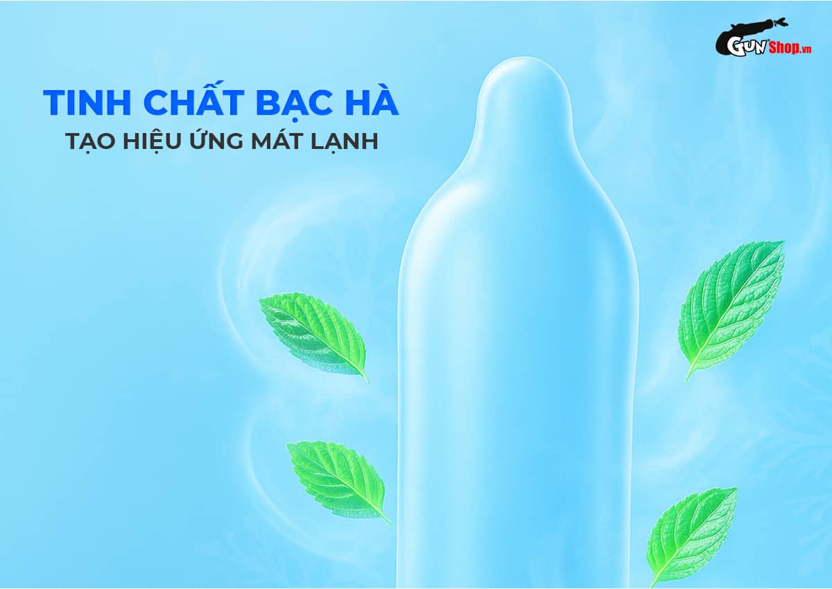  Cửa hàng bán Bao cao su Okamoto 0.03 Cool - Siêu mỏng mát lạnh láng mịn - Hộp 3 cái có tốt không?