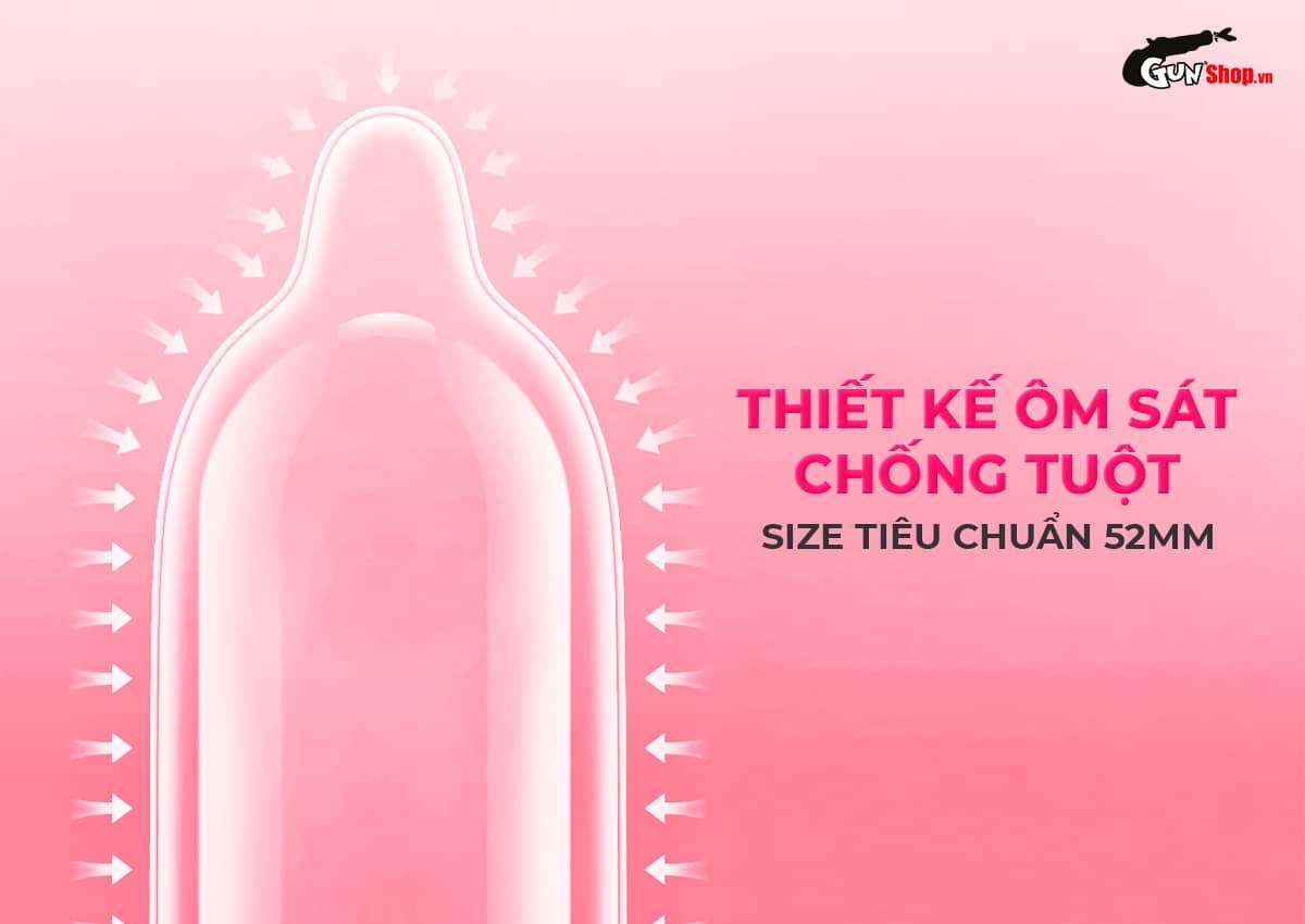  Bán Bao cao su Okamoto 0.01 PU - Siêu mỏng tàng hình truyền nhiệt chân thật - Hộp 4 cái giá sỉ
