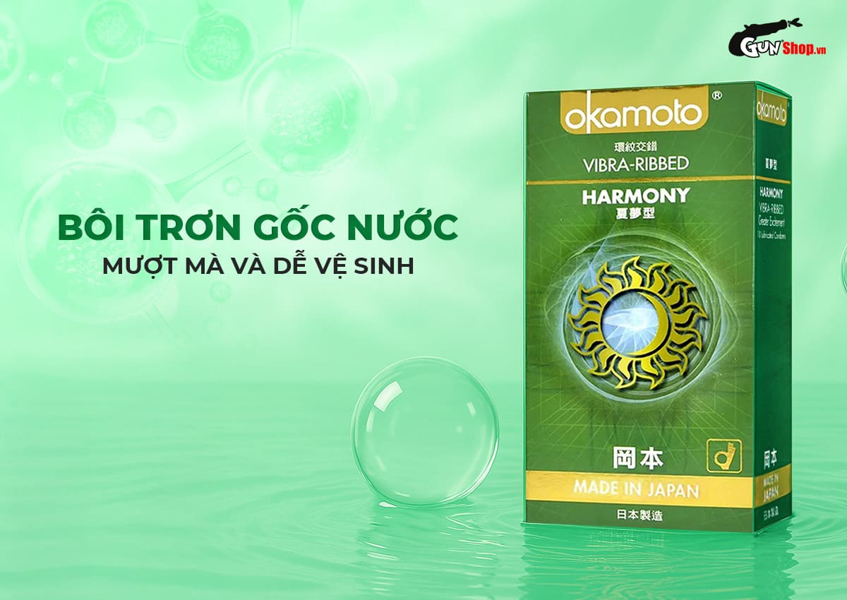  So sánh Bao cao su Okamoto Harmony - Gân sọc siêu mỏng - Hộp 10 cái tốt nhất
