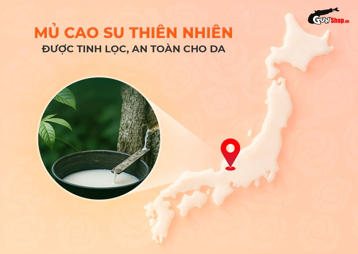  Đại lý Bao cao su Okamoto Roman - Vân hoa hồng ôm khít - Hộp 10 cái mới nhất