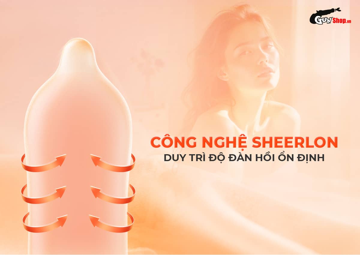 Nhập sỉ Bao cao su Okamoto Skinless Skin Orange Super Lubricative - Hương cam - Hộp 10 cái giá sỉ