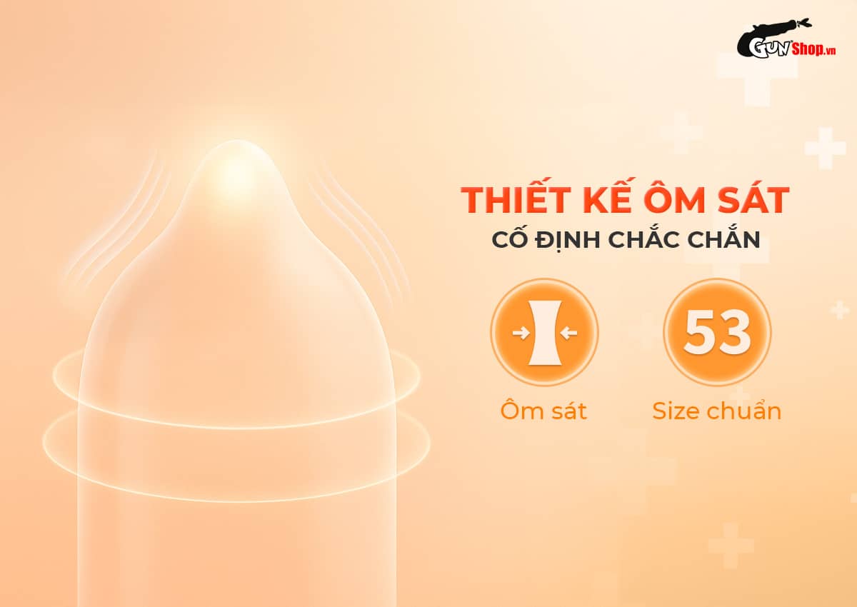  Nhập sỉ Bao cao su Okamoto Skinless Skin Orange Super Lubricative - Hương cam - Hộp 10 cái giá sỉ