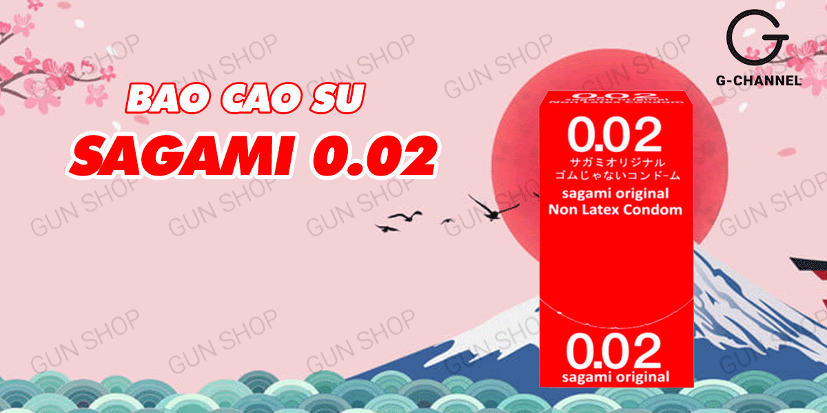  Địa chỉ bán Bao cao su Sagami 0.02mm - Siêu mỏng - Hộp 12 cái mới nhất