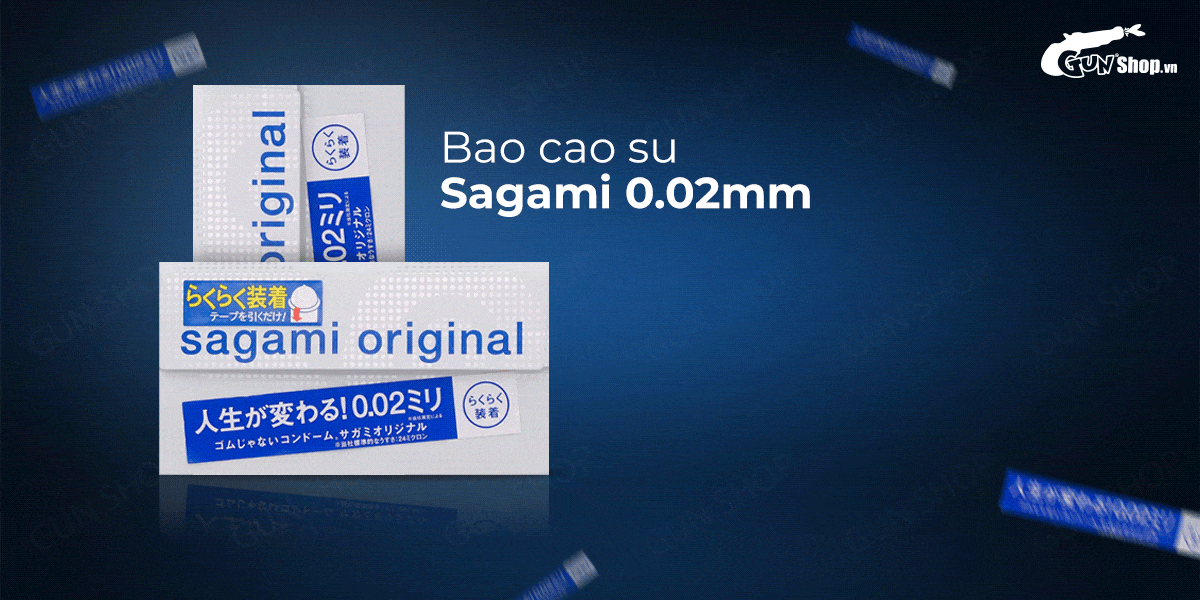  Nơi bán Bao cao su Sagami 0.02mm - Siêu mỏng - Hộp 6 cái giá tốt