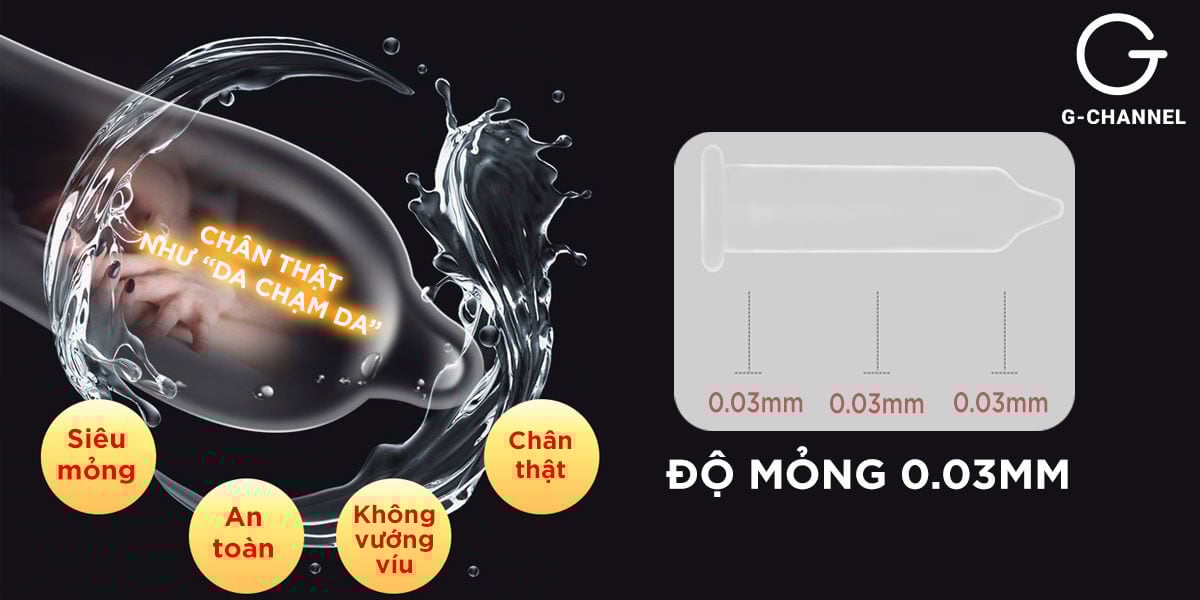  Nơi bán Bao cao su Sagami Feel Up - Siêu điểm nổi - Hộp 10 cái nhập khẩu