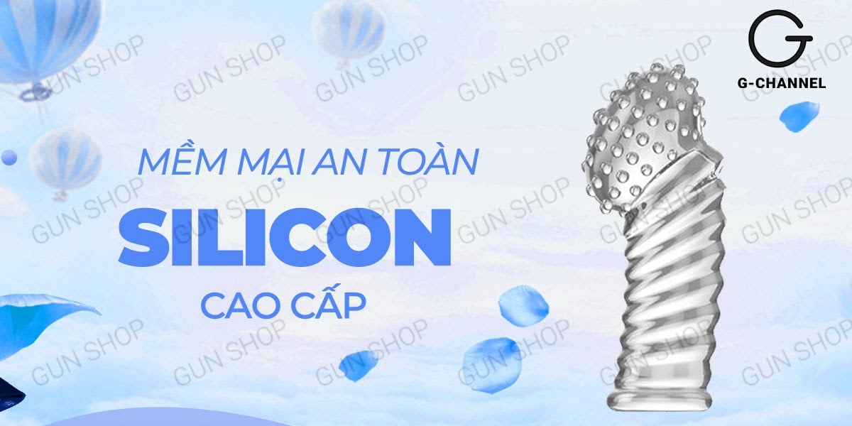  Bảng giá Bao cao su ngón tay dài Aichao G-spot 2 - Gai nổi lớn - Hộp 1 cái giá rẻ