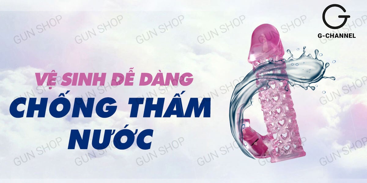 Bao Cao Su Đôn Dên Rung Baile Hoa Hồng Kích Thích Sung Sướng