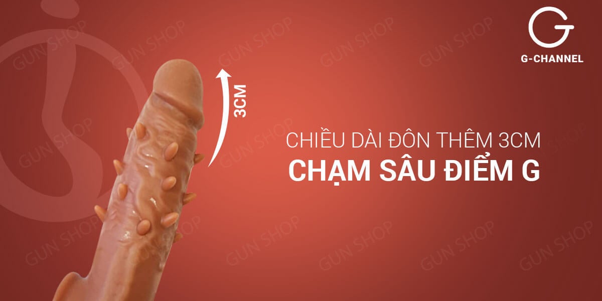 Bao cao su gai nổi Jiuai đôn dên tăng khoái cảm an toàn