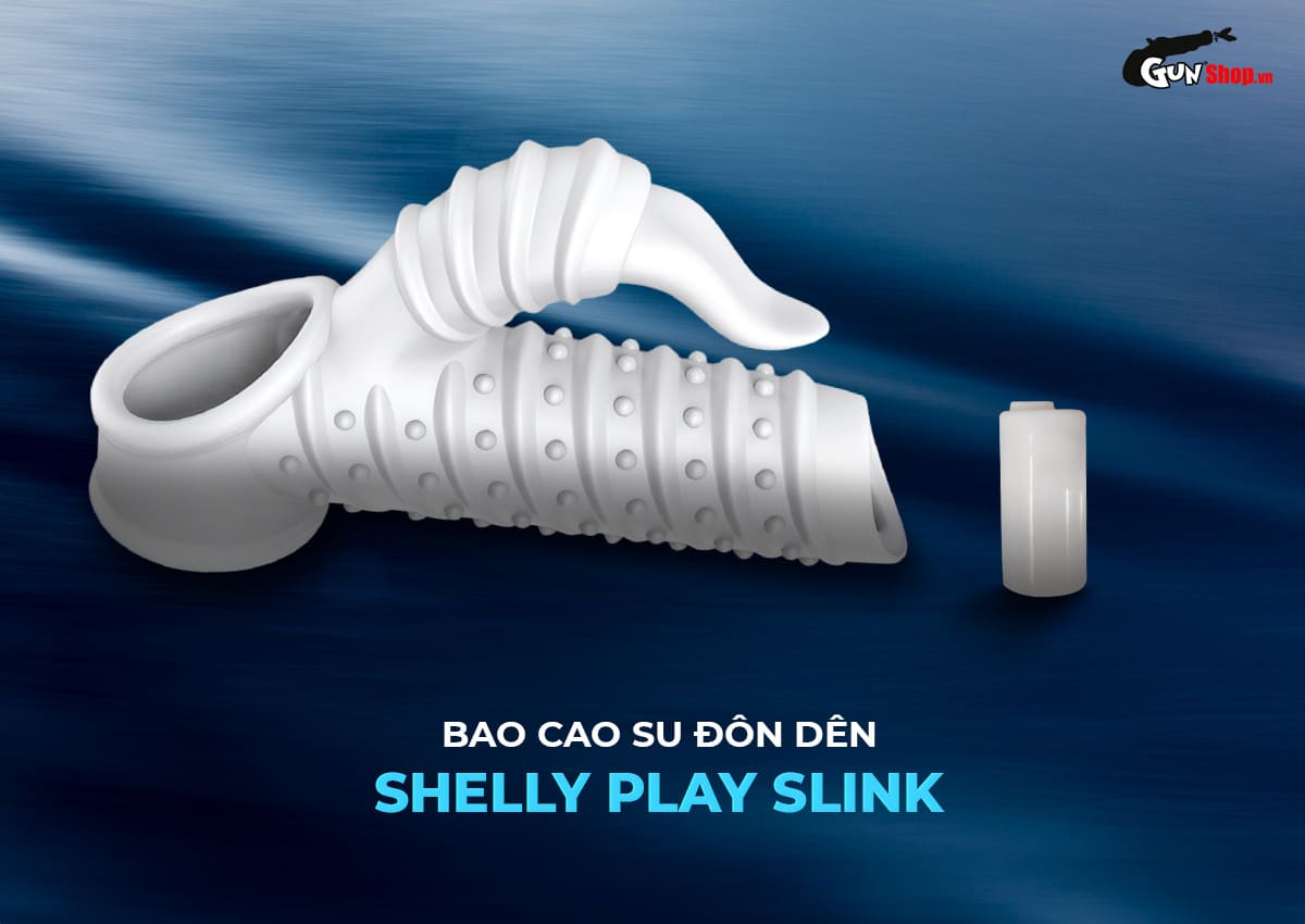 Bao cao su Don Den Shelly Play Slink Plus Hở Đầu, An Toàn