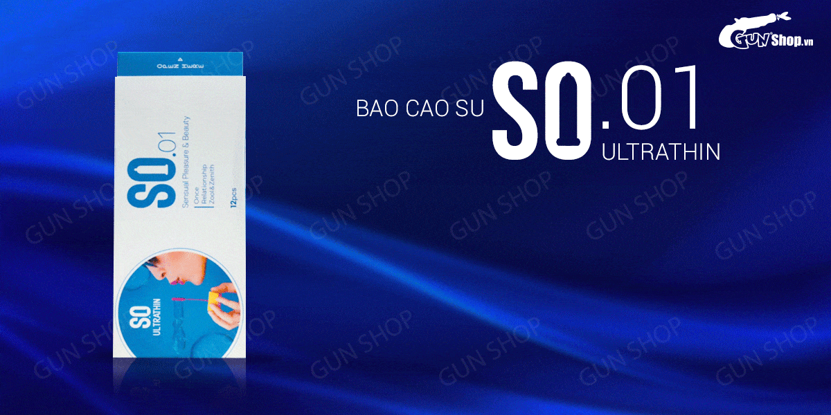 Bao cao su SO Ultrathin siêu mỏng hộp 12 cái bảo vệ tối ưu