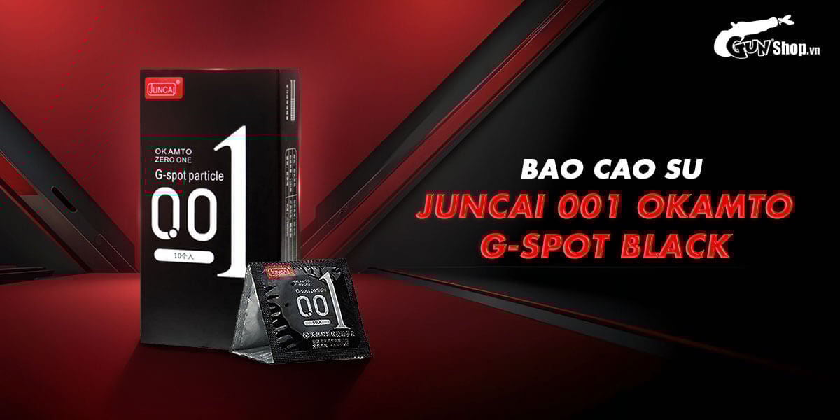 Bao cao su Juncai Okamto G-Spot siêu mỏng gai li ti 10 cái
