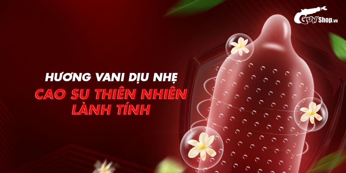 Bao cao su Juncai Okamto G-Spot siêu mỏng gai li ti 10 cái