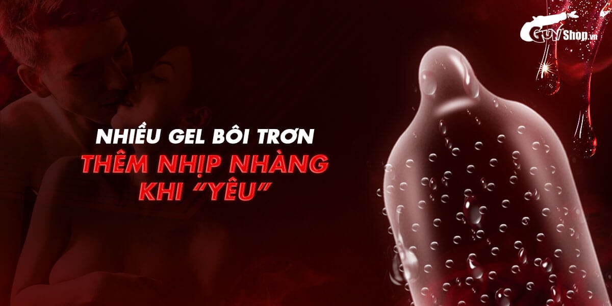 Bao cao su Juncai Okamto G-Spot siêu mỏng gai li ti 10 cái